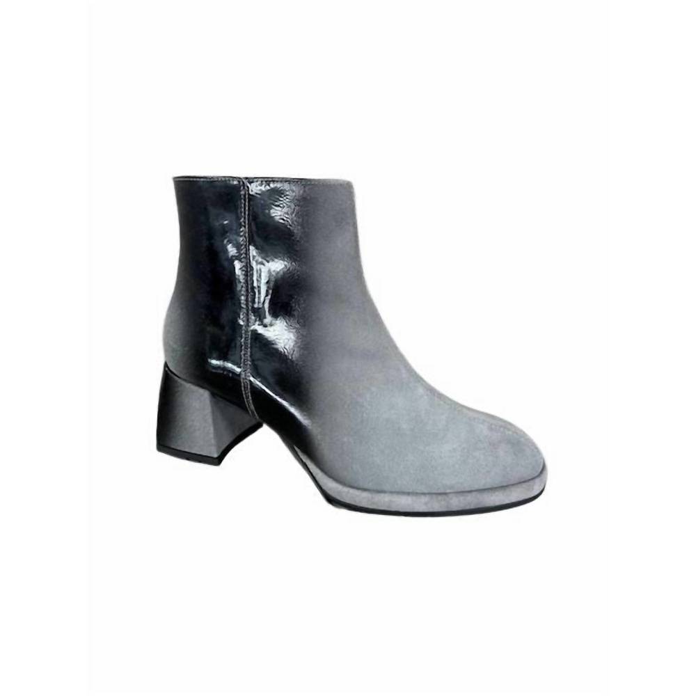 NEW SOFTWAVES women's leeza boot in fumo nero